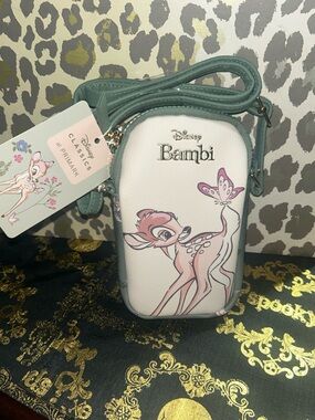 Disney’s Bambi Faux Leather Phone Holder crossbody purse